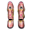 Indian Paisley Bandana Pink Print Muay Thai Shin Guards-grizzshop