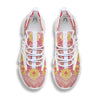 Indian Paisley Bandana Pink Print White Gym Shoes-grizzshop