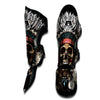 Indian Skull Native American Print Muay Thai Shin Guards-grizzshop