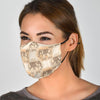 Indian Tribal Elephant Print Face Mask-grizzshop