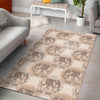 Indian Tribal Elephant Print Floor Mat-grizzshop