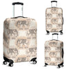 Indian Tribal Elephant Print Luggage Cover Protector-grizzshop