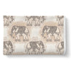 Indian Tribal Elephant Print Throw Blanket-grizzshop