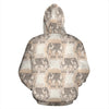 Indian Tribal Elephant Print Women Men Pullover Hoodie-grizzshop