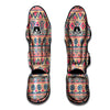 Indian Tribal Native Print Pattern Muay Thai Shin Guards-grizzshop