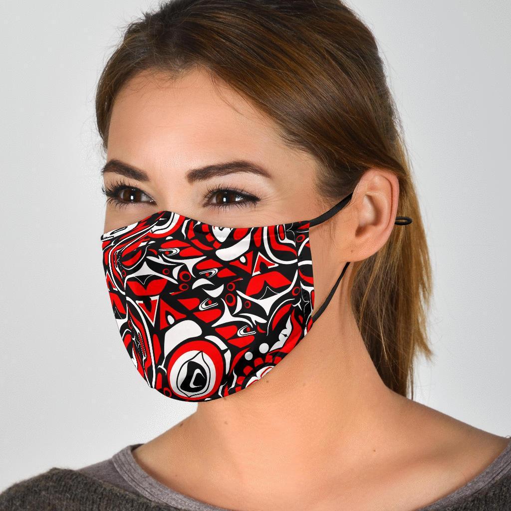 Indians Aztec Pendleton Tribal Native Navajo American Print Face Mask-grizzshop