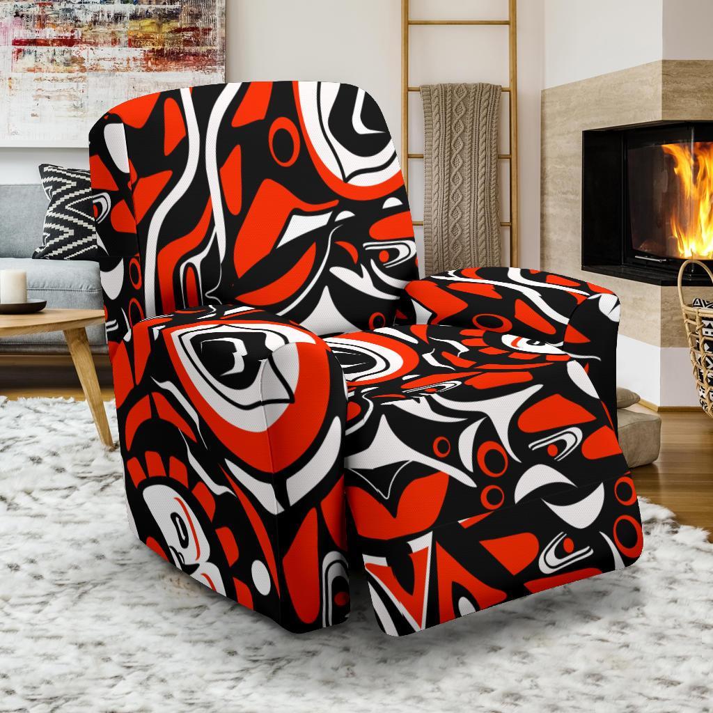 Indians Aztec Pendleton Tribal Native Navajo American Print Recliner Cover-grizzshop