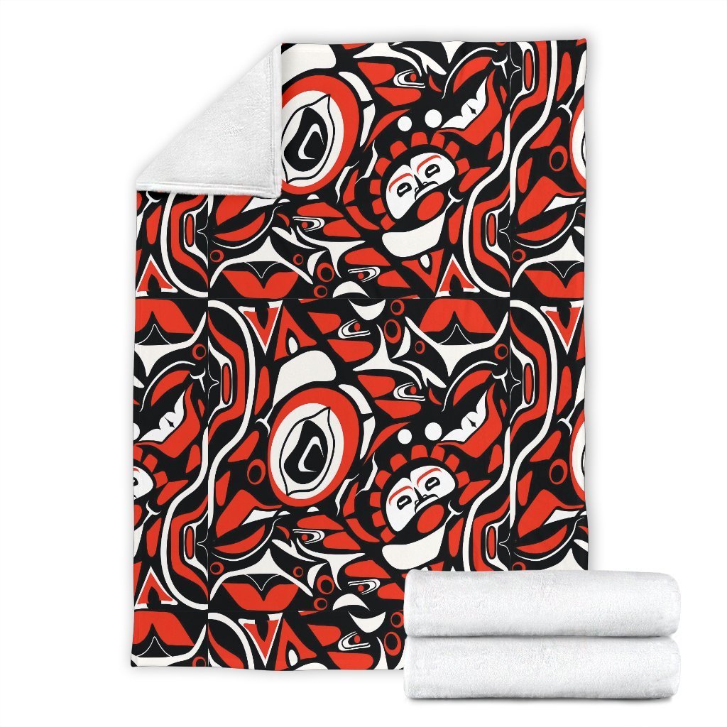 Indians Aztec Tribal Native Navajo American Print Blanket-grizzshop