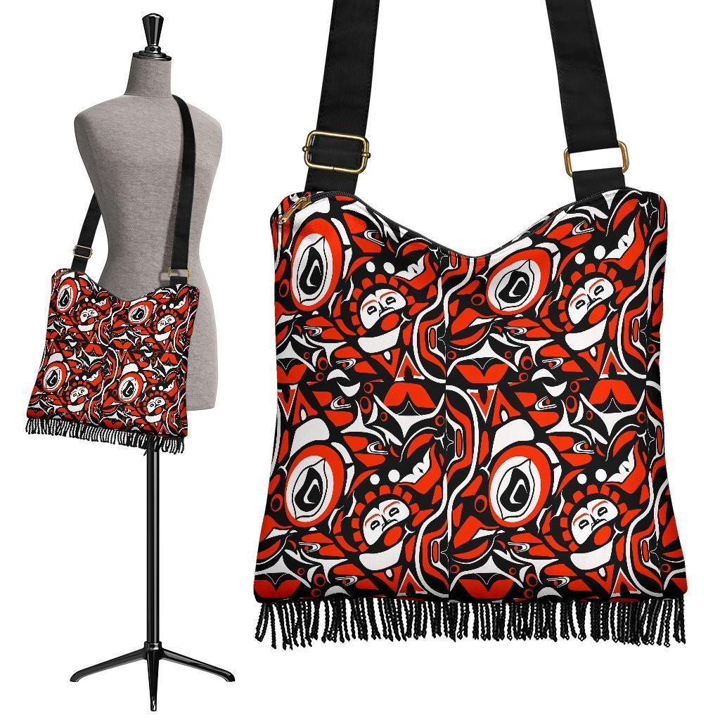 Indians Aztec Tribal Native Navajo American Print Crossbody Bags-grizzshop