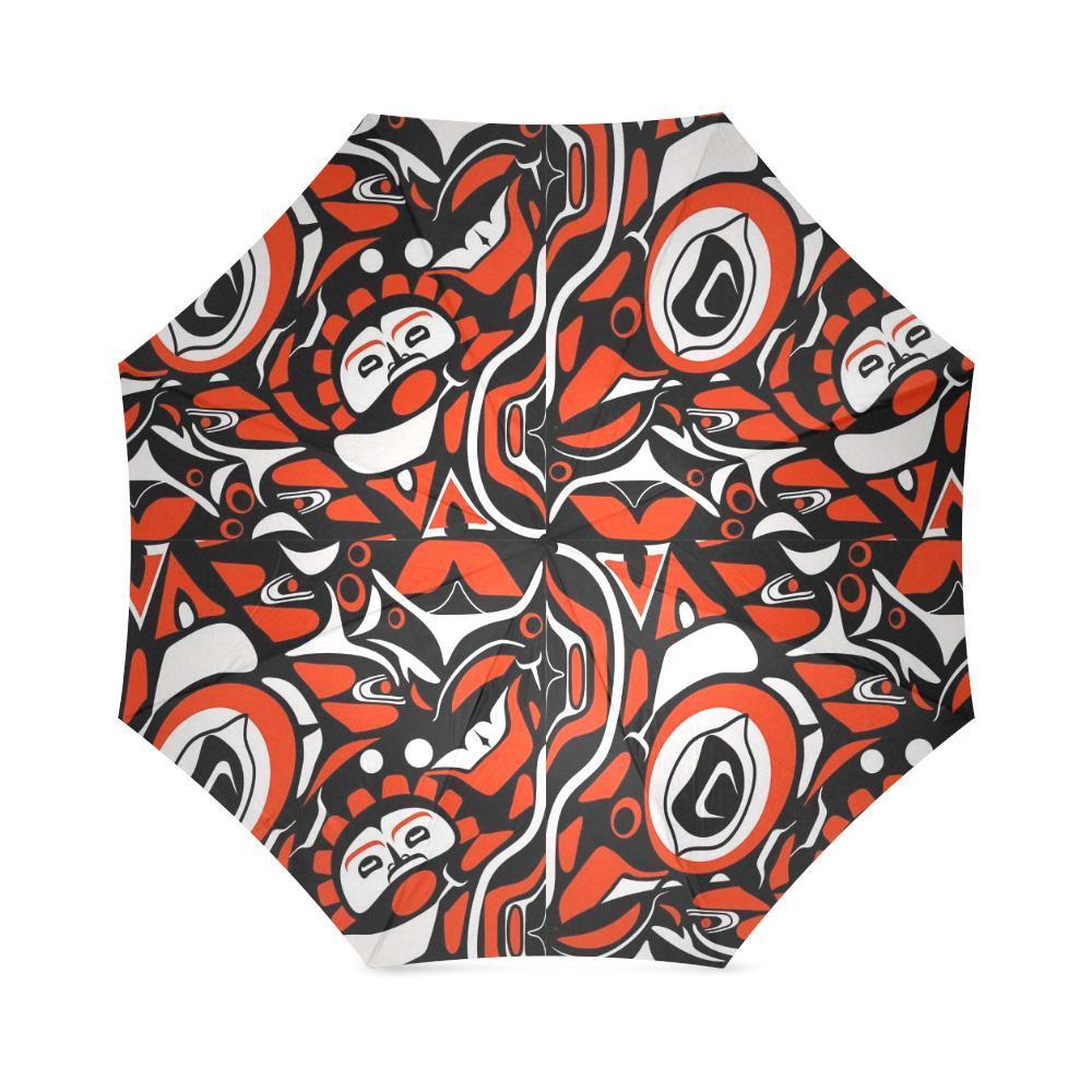 Indians Aztec Tribal Native Navajo American Print Foldable Umbrella-grizzshop