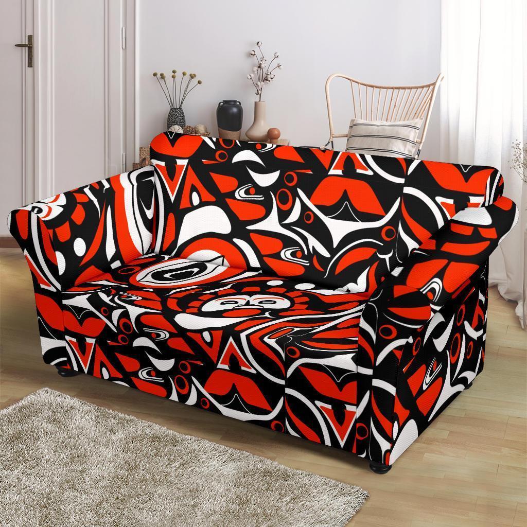 Indians Aztec Tribal Native Navajo American Print Loveseat Cover-grizzshop