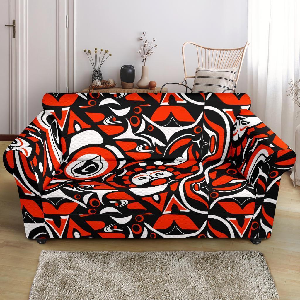 Indians Aztec Tribal Native Navajo American Print Loveseat Cover-grizzshop