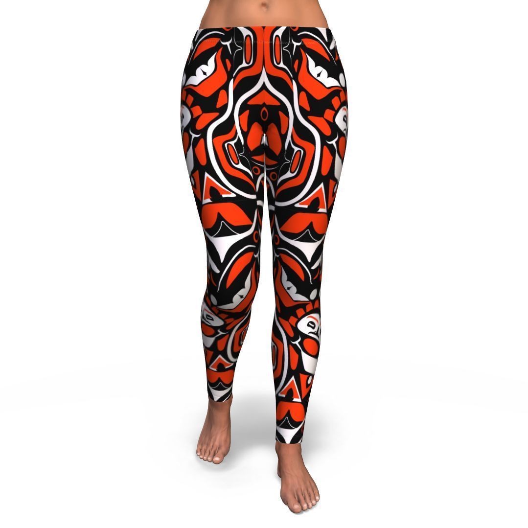Indians Aztec Tribal Native Navajo American Print Pattern Women Leggings-grizzshop