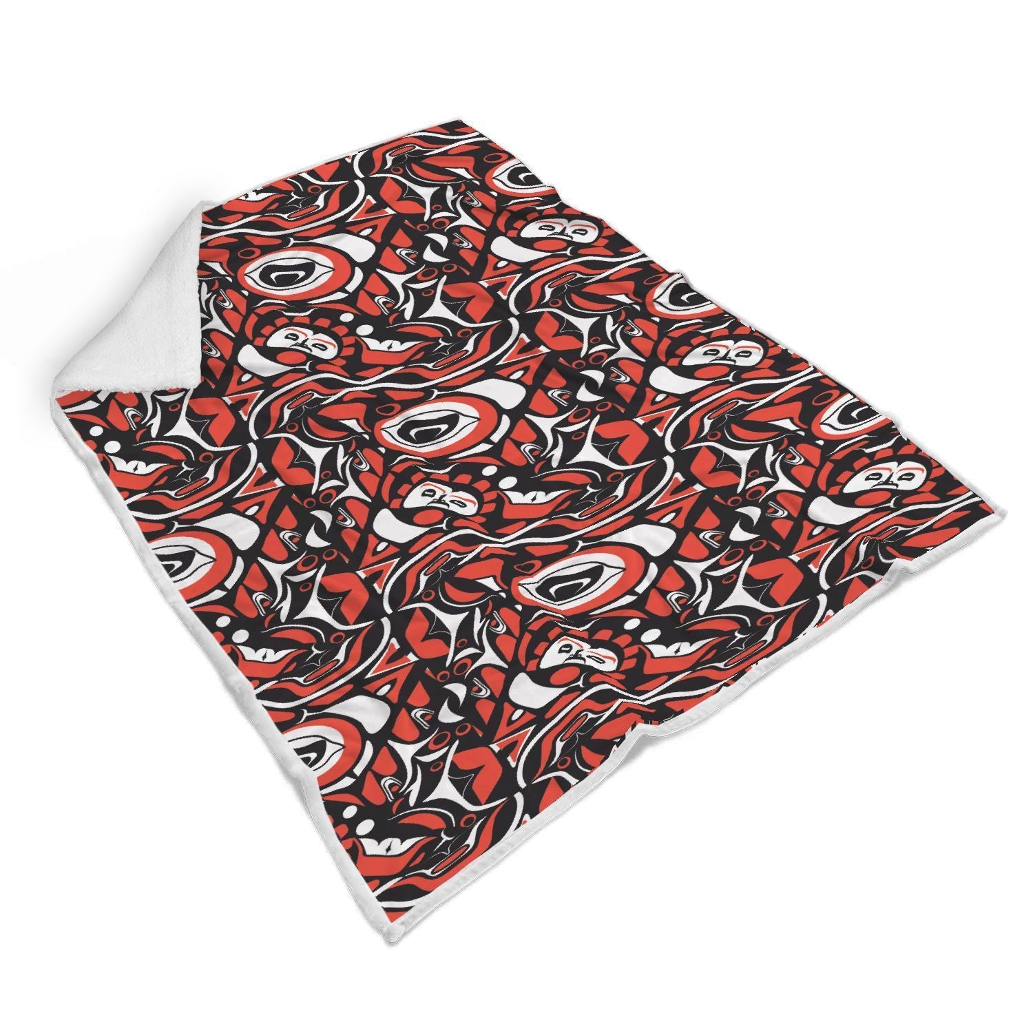 Indians Aztec Tribal Native Navajo American Print Throw Blanket-grizzshop