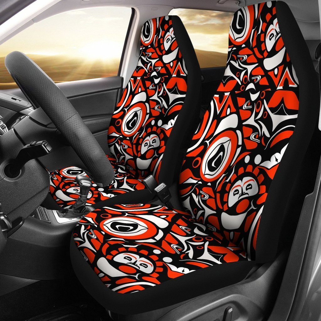 Indians Aztec Tribal Native Navajo American Print Universal Fit Car Seat Cover-grizzshop