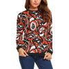 Indians Aztec Tribal Native Navajo American Print Women Crewneck Sweatshirt-grizzshop