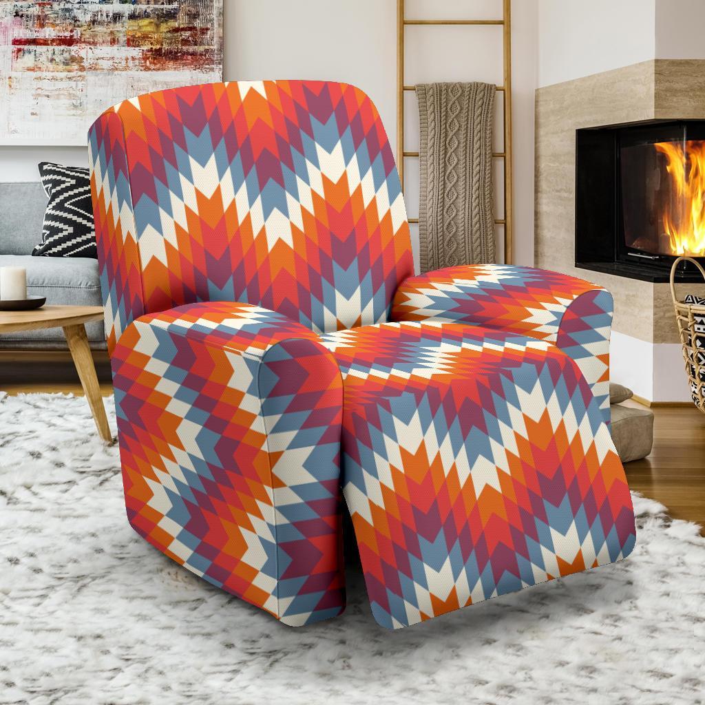 Indians Native American Navajo Aztec Pendleton Tribal Print Recliner Cover-grizzshop