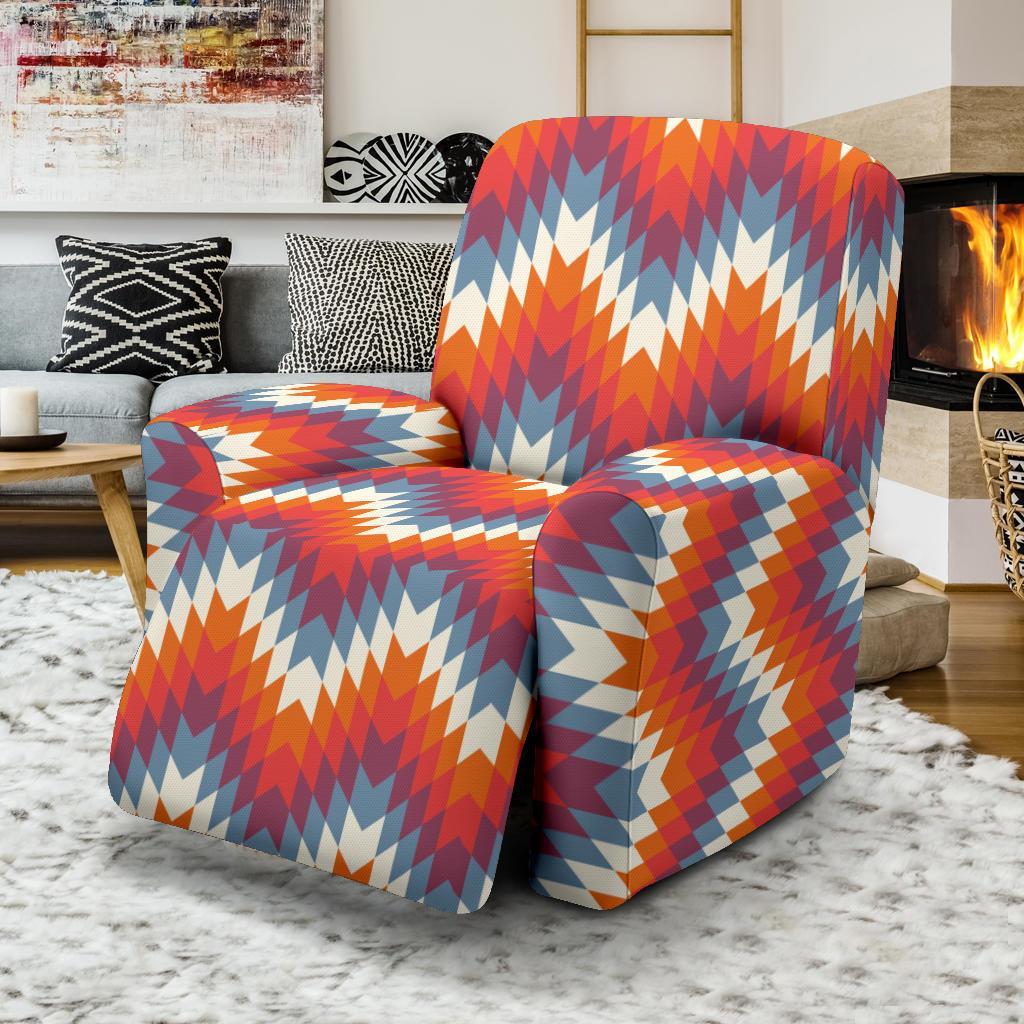 Indians Native American Navajo Aztec Pendleton Tribal Print Recliner Cover-grizzshop