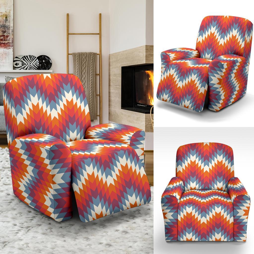 Indians Native American Navajo Aztec Pendleton Tribal Print Recliner Cover-grizzshop