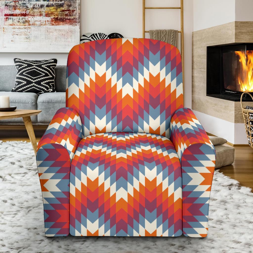 Indians Native American Navajo Aztec Pendleton Tribal Print Recliner Cover-grizzshop