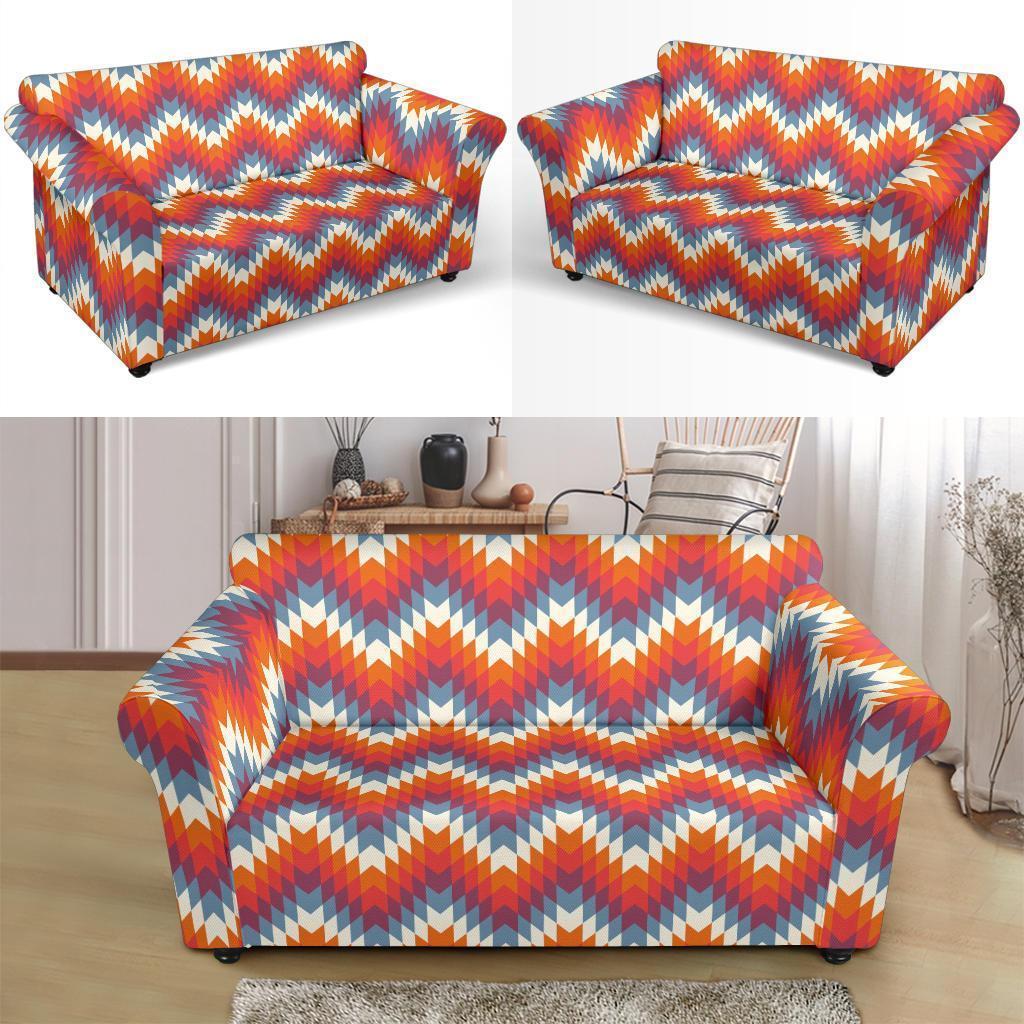 Indians Native American Navajo Aztec Tribal Print Loveseat Cover-grizzshop