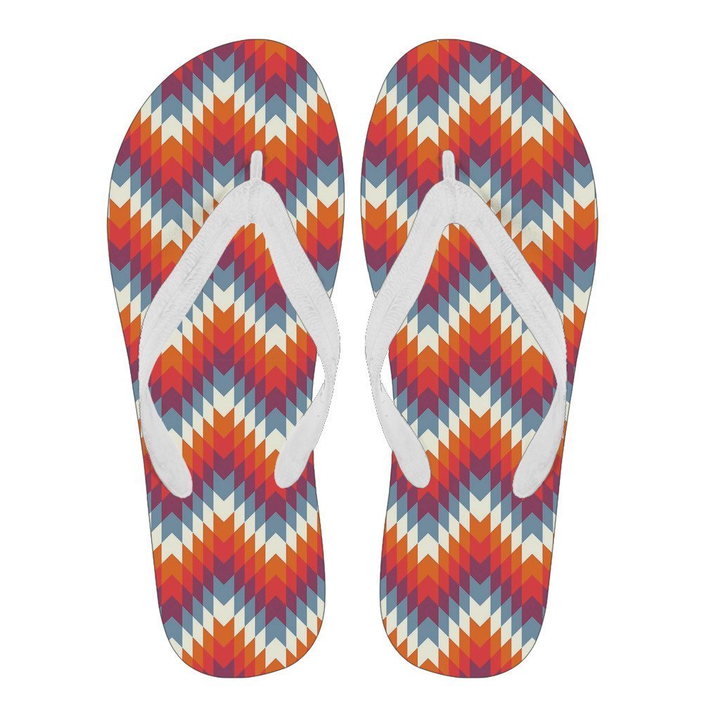 Indians Native American Navajo Aztec Tribal Print Men & Women Flip Flops-grizzshop