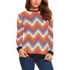 Indians Native American Navajo Aztec Tribal Print Women Crewneck Sweatshirt-grizzshop