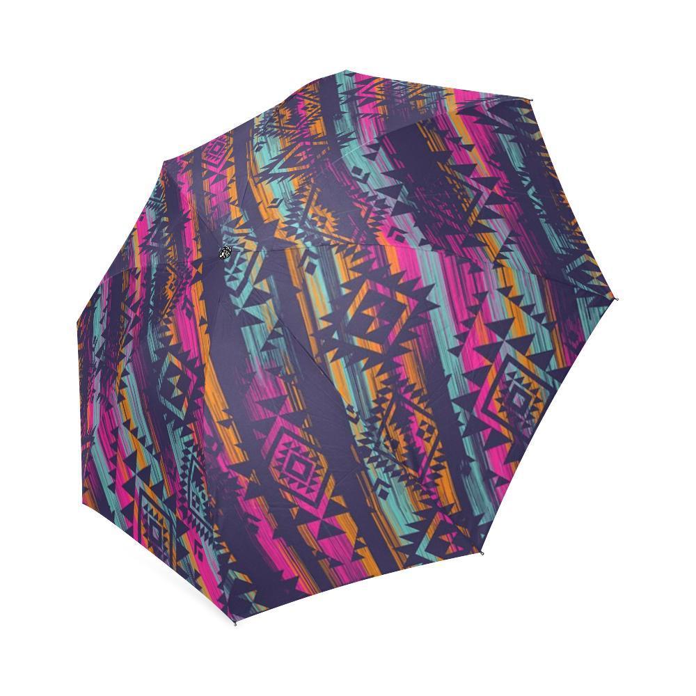 Indians Navajo Aztec Tribal Native American Print Foldable Umbrella-grizzshop
