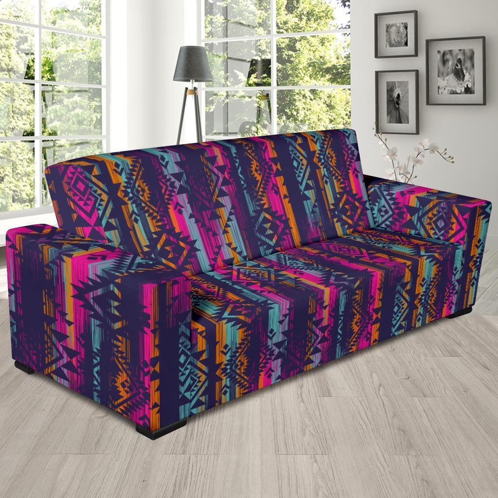 Indians Navajo Aztec Tribal Native American Print Sofa Covers-grizzshop