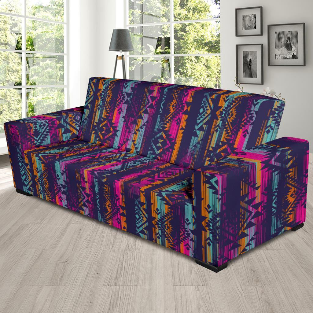 Indians Navajo Aztec Tribal Native American Print Sofa Covers-grizzshop