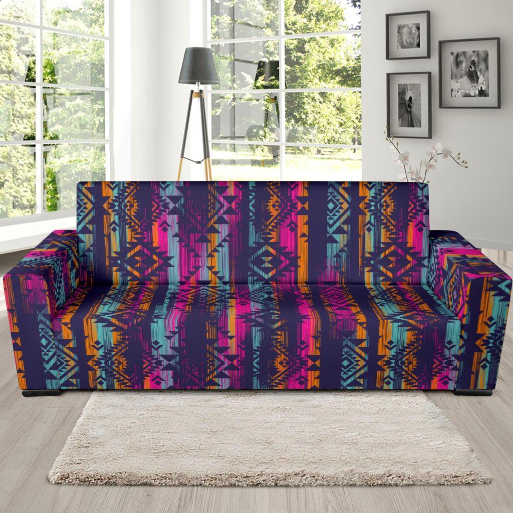 Indians Navajo Aztec Tribal Native American Print Sofa Covers-grizzshop