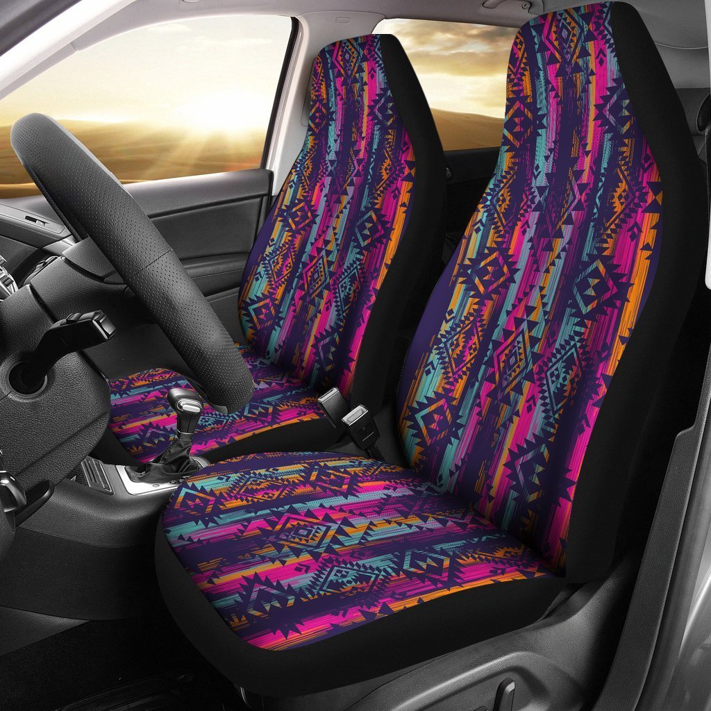 Indians Navajo Aztec Tribal Native American Print Universal Fit Car Seat Cover-grizzshop