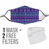 Indians Pendleton Tribal Native Navajo American Aztec Print Face Mask-grizzshop