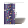 Load image into Gallery viewer, Indians Tribal Native Navajo American Aztec Print Bathroom Shower Curtain-grizzshop