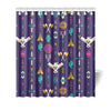 Indians Tribal Native Navajo American Aztec Print Bathroom Shower Curtain-grizzshop