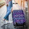 Load image into Gallery viewer, Indians Tribal Native Navajo American Aztec Print Elastic Luggage Cover-grizzshop