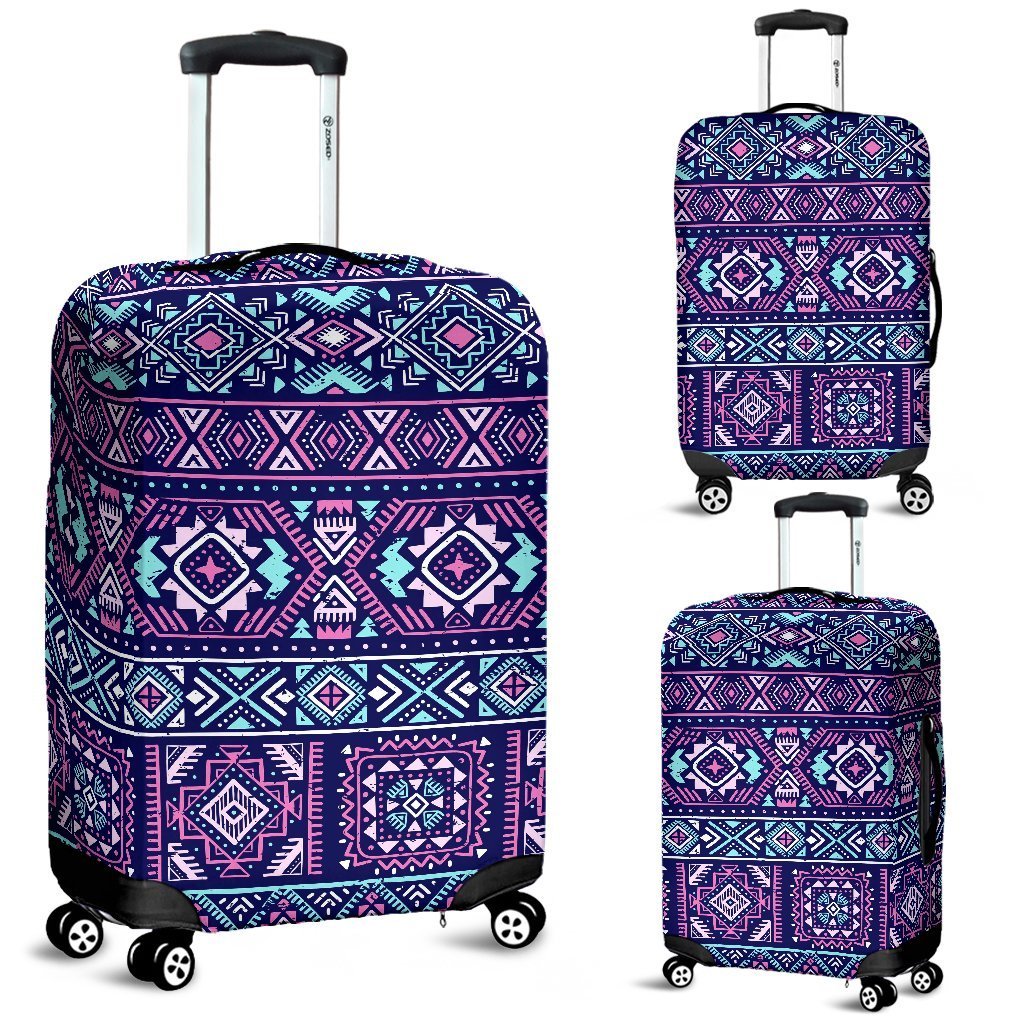 Indians Tribal Native Navajo American Aztec Print Elastic Luggage Cover-grizzshop