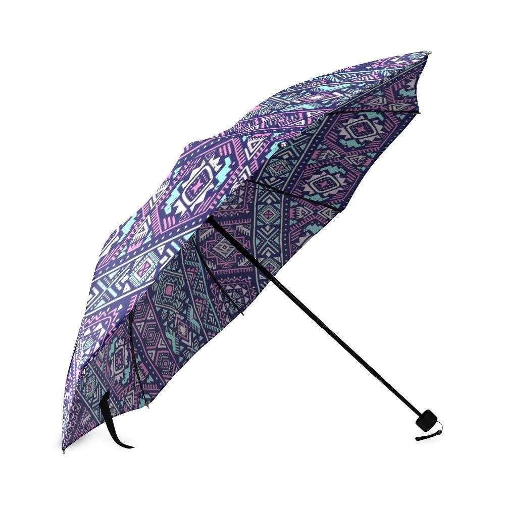 Indians Tribal Native Navajo American Aztec Print Foldable Umbrella-grizzshop