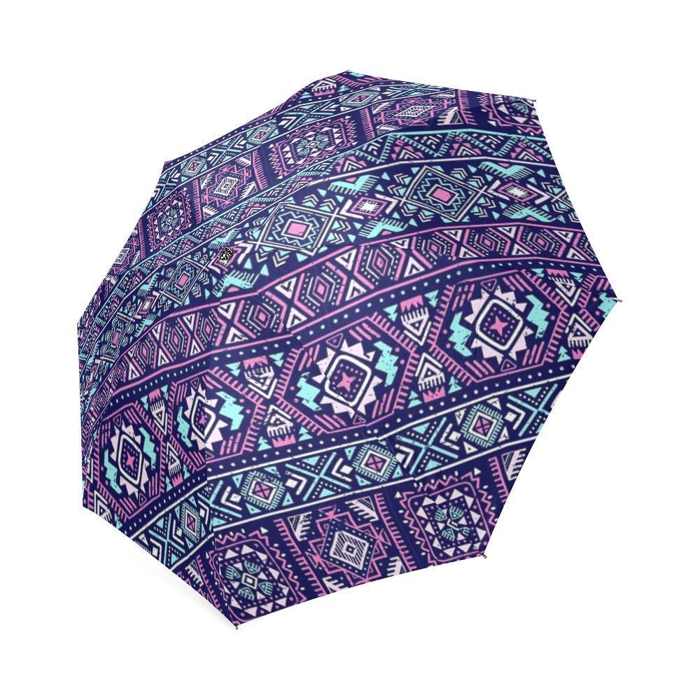 Indians Tribal Native Navajo American Aztec Print Foldable Umbrella-grizzshop