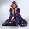 Indians Tribal Native Navajo American Aztec Print Hooded Blanket-grizzshop