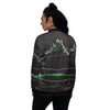 Indicators And Stock Candlestick Print Women's Bomber Jacket-grizzshop