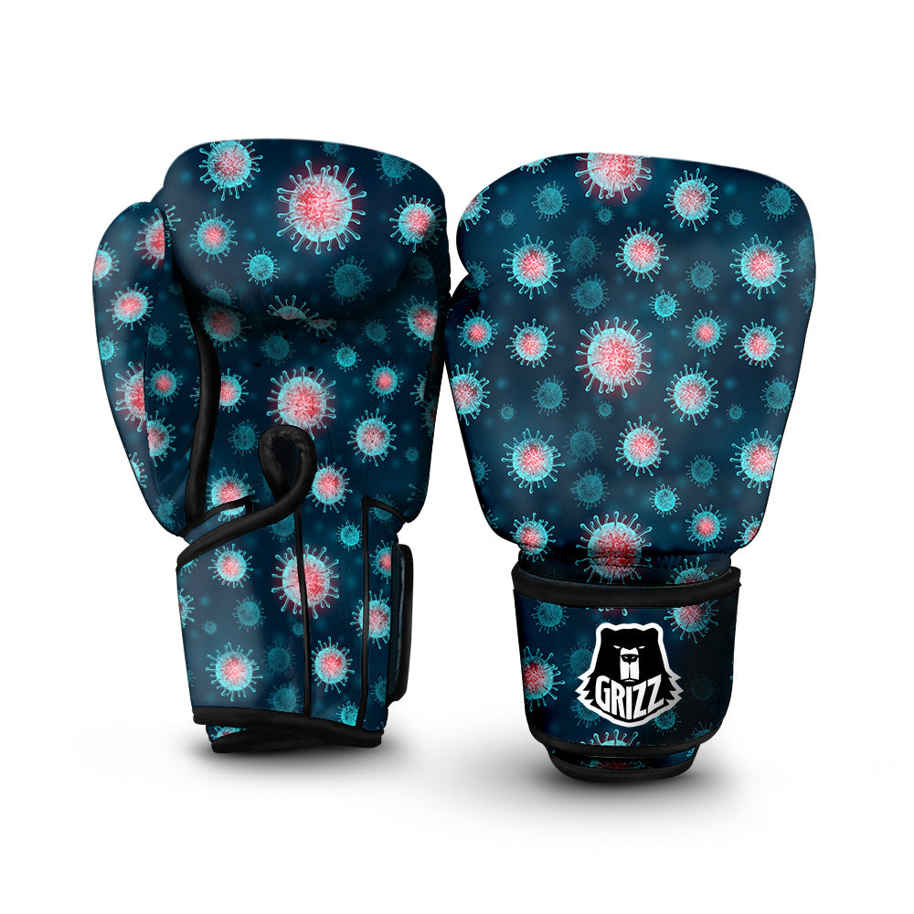 Infection Virus Print Pattern Boxing Gloves-grizzshop