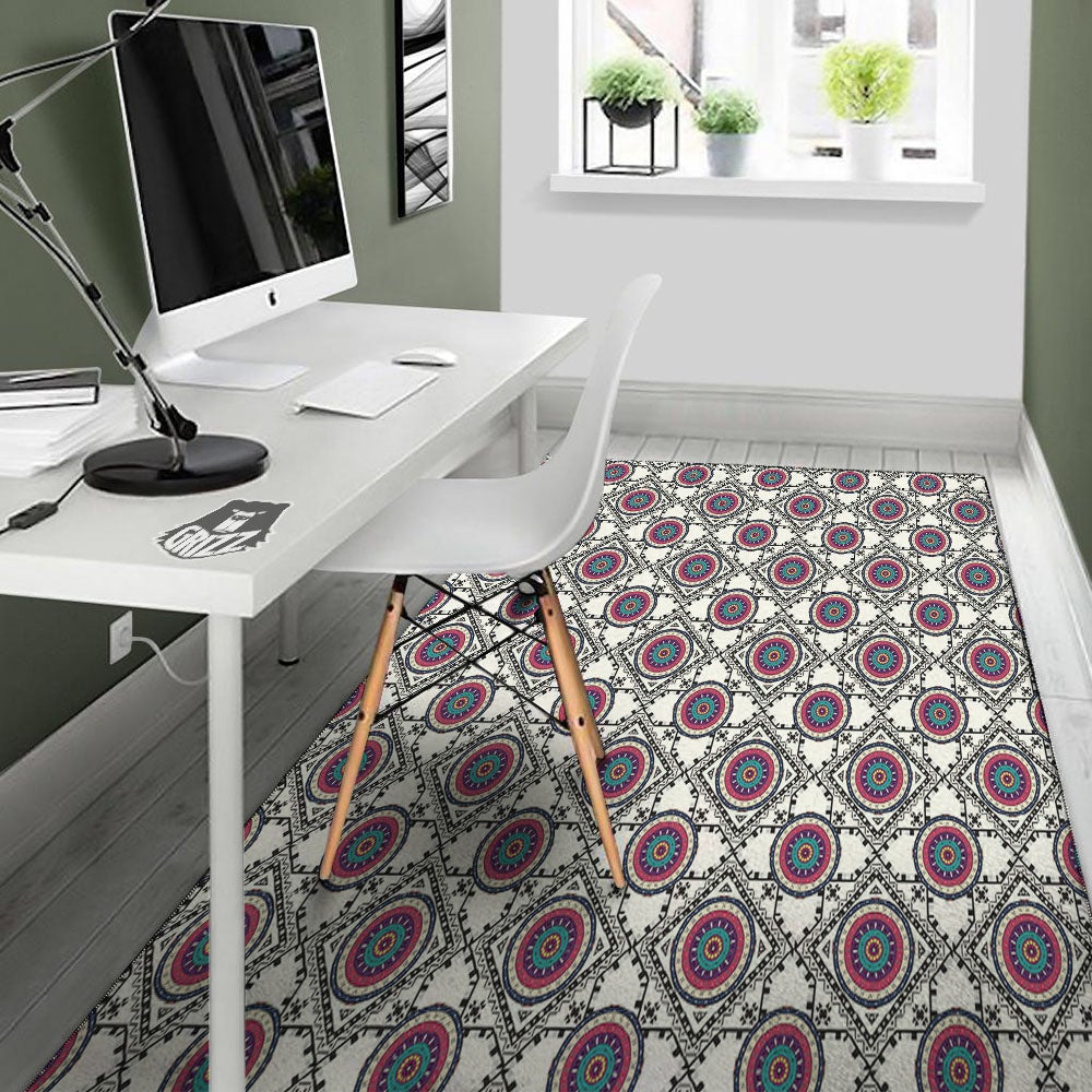Inspired Native Indian Print Pattern Floor Mat-grizzshop