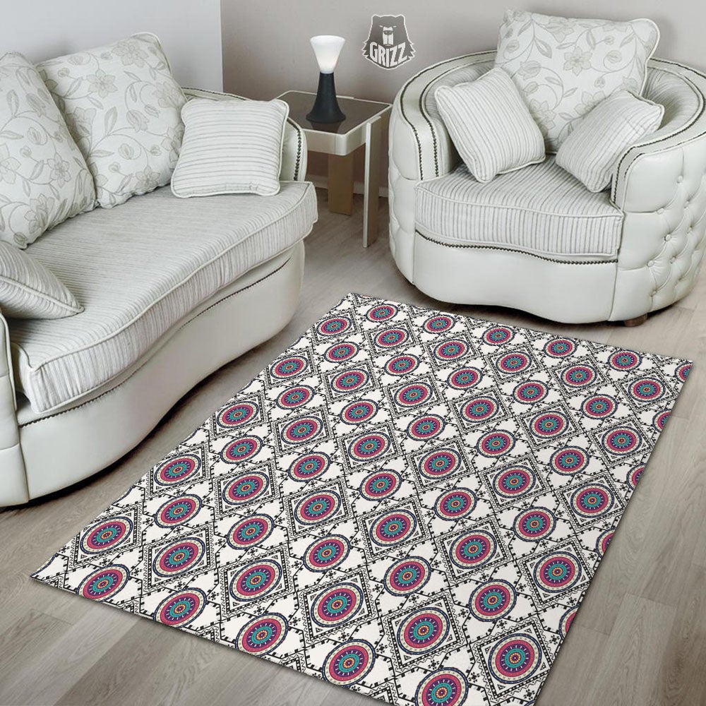 Inspired Native Indian Print Pattern Floor Mat-grizzshop