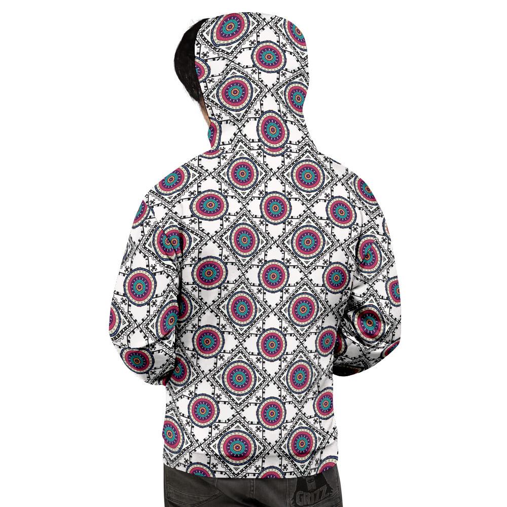 Inspired Native Indian Print Pattern Men's Hoodie-grizzshop