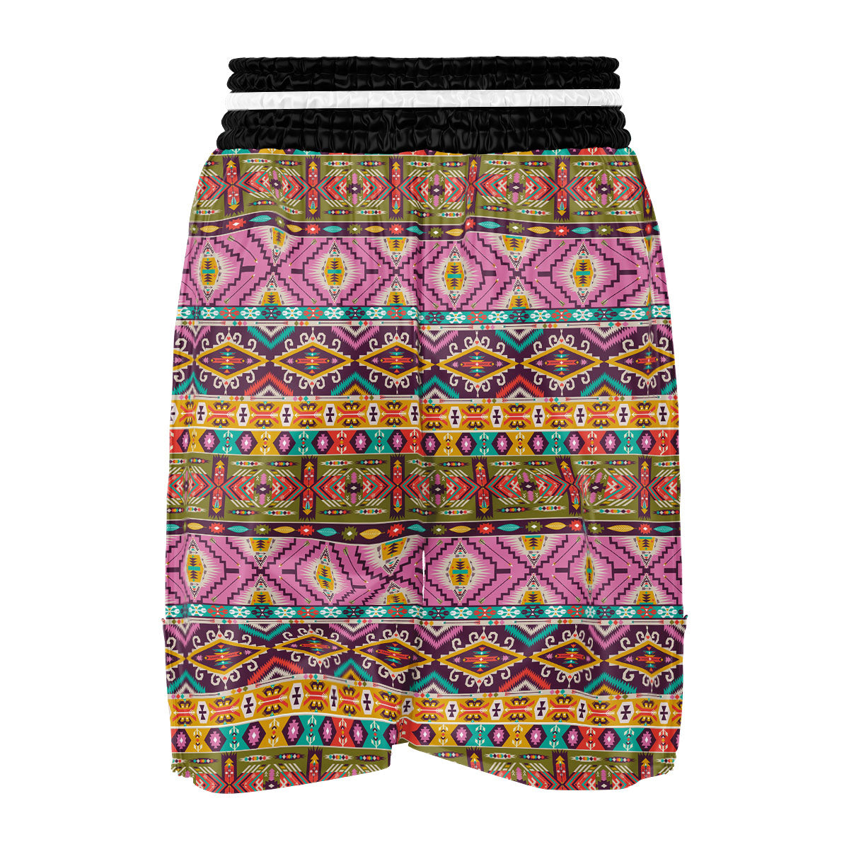 Inspired Native Print Pattern Boxing Shorts-grizzshop