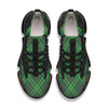 Irish Tartan Saint Patrick's Day Print Pattern Black Gym Shoes-grizzshop