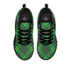 Irish Tartan Saint Patrick's Day Print Pattern Black Sneaker-grizzshop