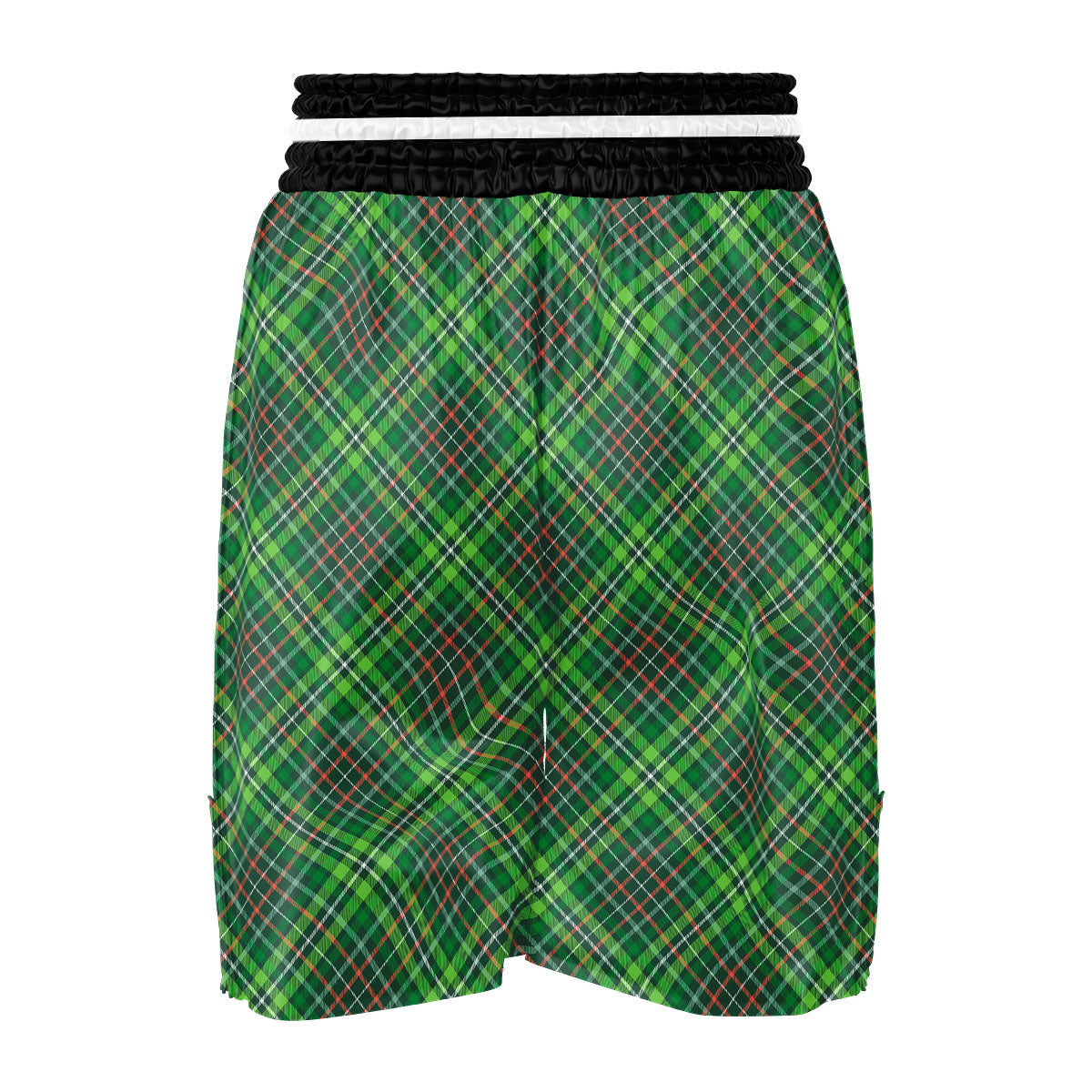 Irish Tartan Saint Patrick's Day Print Pattern Boxing Shorts-grizzshop