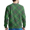 Irish Tartan Saint Patrick's Day Print Pattern Men's Sweatshirt-grizzshop